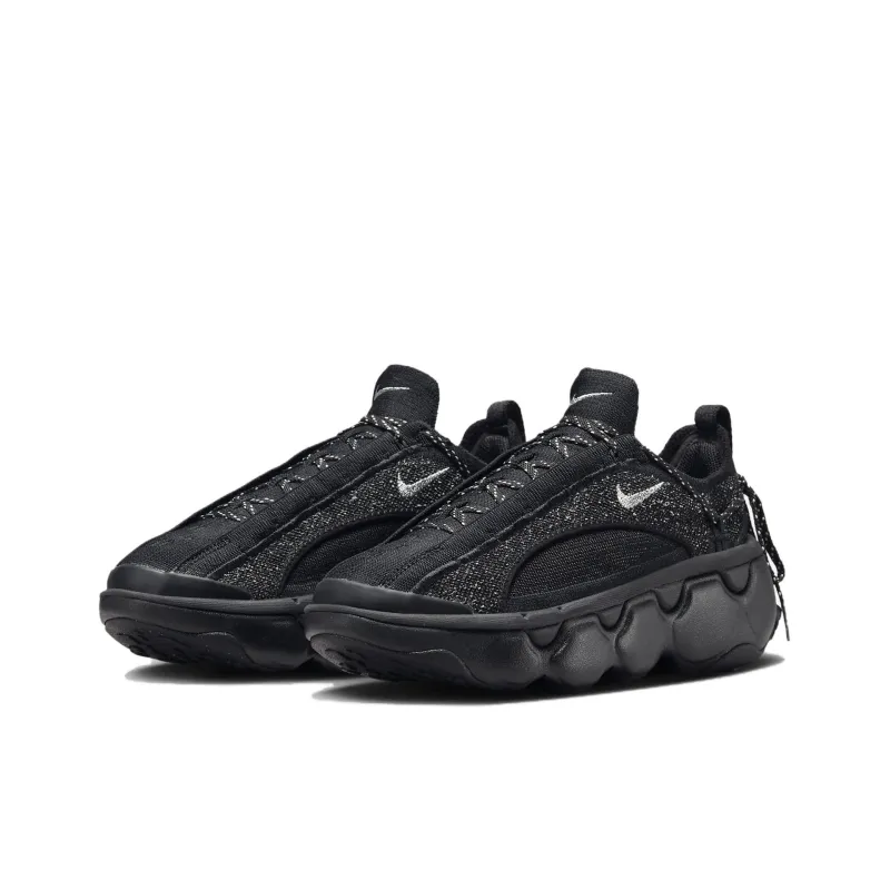 Nike Flyknit Bloom Black Metallic Silver Women's-2