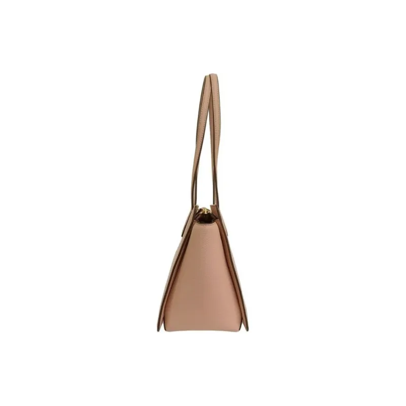 TORY BURCH Robinson Leather Tote Bag, Shopping Bag, Handbag, Shoulder Bag Small Size Women's Pink-2