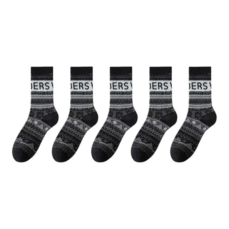 MIIOW Mid Calf Socks Women's Combo Set-13