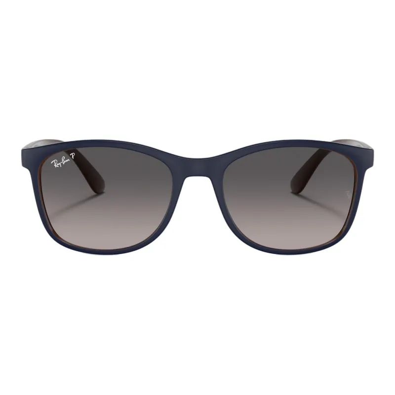 RayBan Crystal Square Sunglasses Men's Blue-1