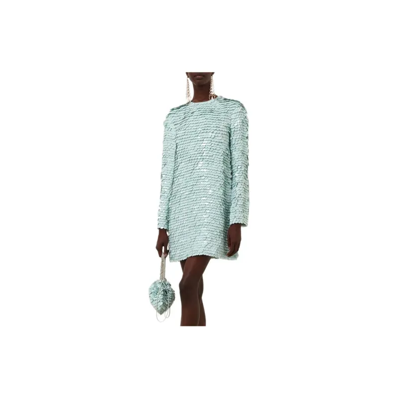 Zimmermann FW24 Long Sleeved Dress Women's Mint Green-2
