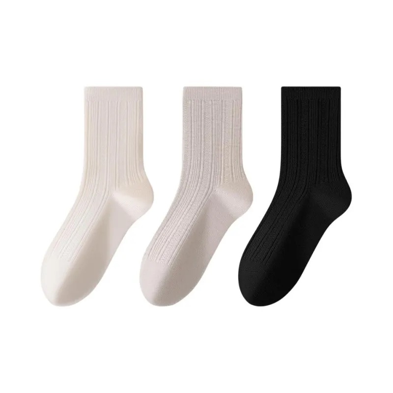 MIIOW Mid Calf Socks Women's 5 Pack-1