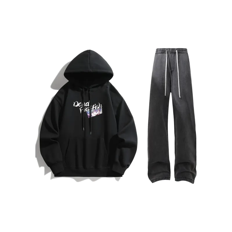 FASTFISH x SHENGSIJUELIANMINGKUAN Sweatshirt Set Unisex-21