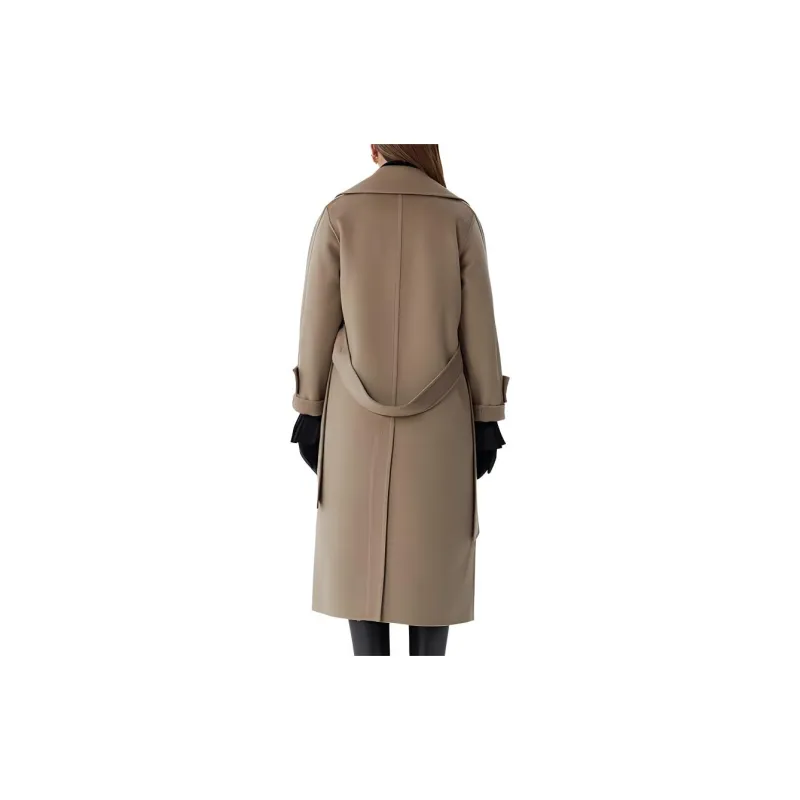 BESIONIA Coats Women's Camel-2