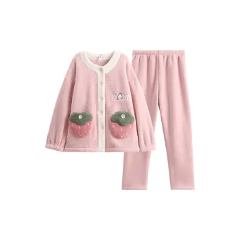 FENTENG Pajama Set Women's Pink