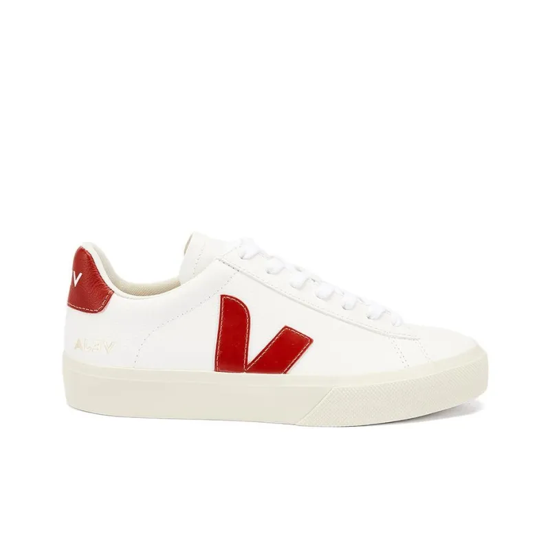 VEJA Campo Lace Up 'White Red'-1