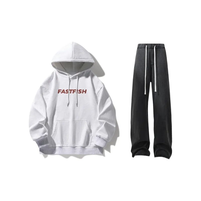 FASTFISH x SHENGSIJUE Sweatshirt Set Unisex-25
