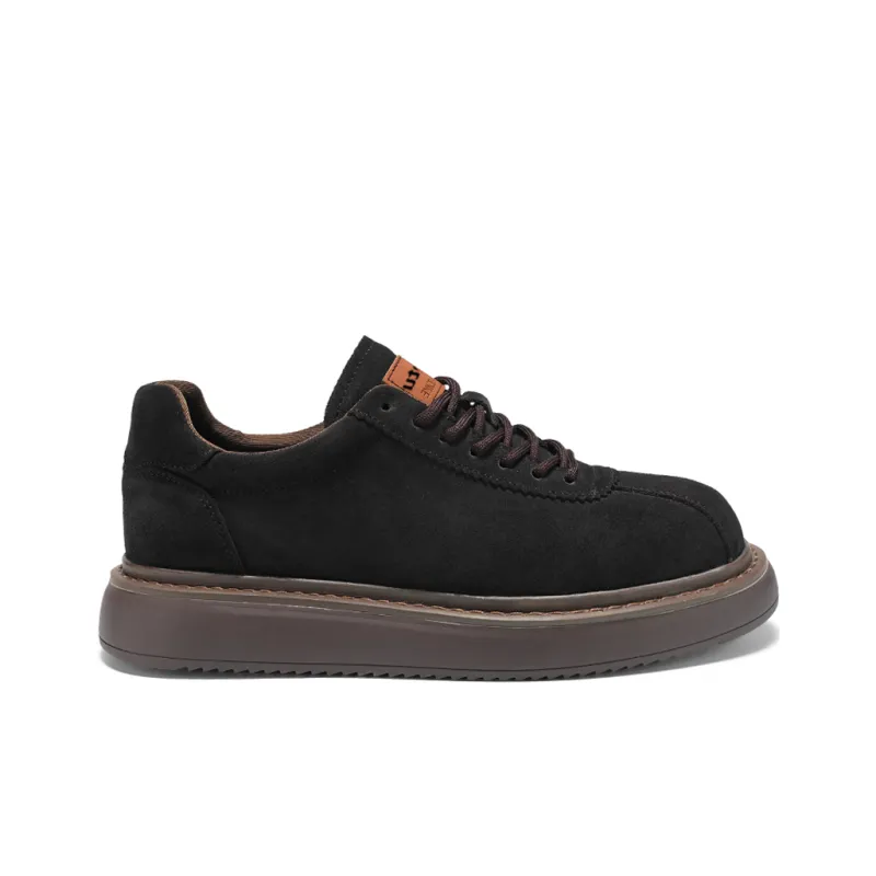 Meiretu Abrasion Resistant Lightweight Height Increasing Low Top Casual Shoes Men's-5
