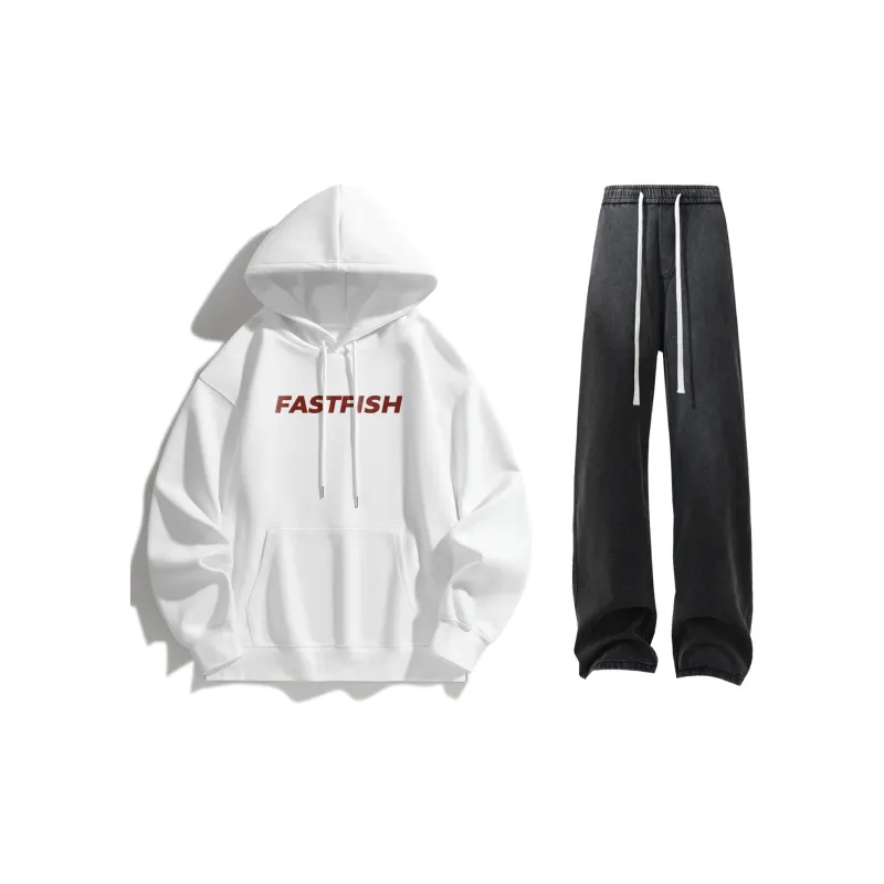 FASTFISH x SHENGSIJUE Sweatshirt Set Unisex-61