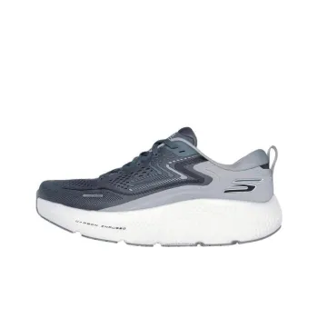 Skechers Go Run Max Road 6 Anti-Slip Wear-Resistant Low-Top Running Shoes Men's Gray