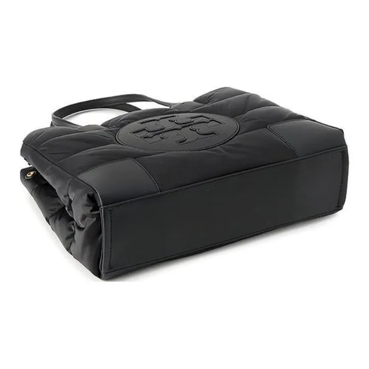 TORY BURCH Lightweight Polyester Taffeta Tote Bag Shopping Bag Handbag Shoulder Bag Women's Black-3