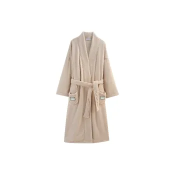 Same Language Bath Robes Women's Apricot