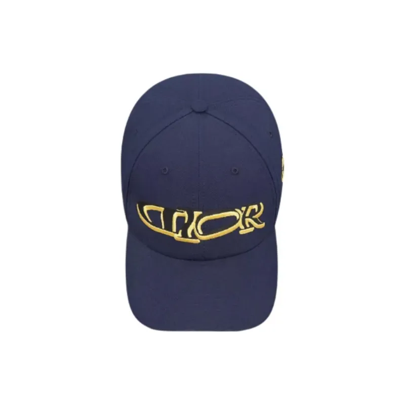 DIOR X Lewis Hamilton Logo Embroidered Cap-2