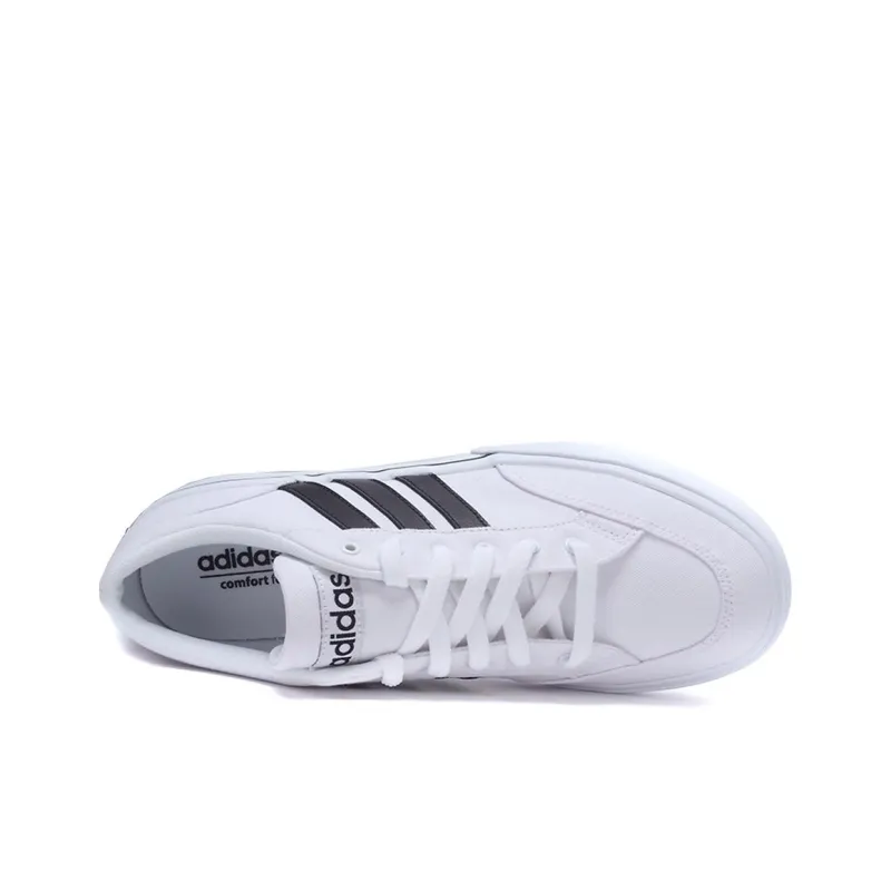 Adidas Gvp Cushioning, Wear Resistant Low Top Basketball Shoes Men's White-3