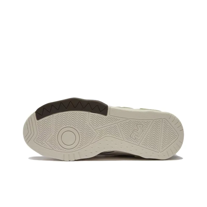 FILA FUSION KICKDX Anti Slip Wear Resistant Low Top Skateboard Shoes Men's Beige Brown-4
