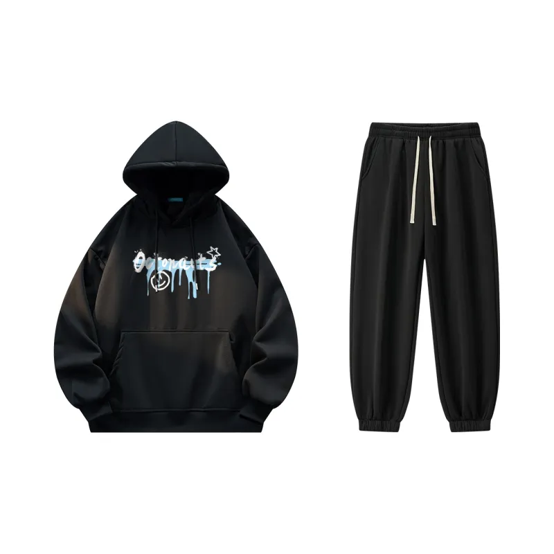 Small Columns Under The Sea Sweatshirt Set Unisex-21