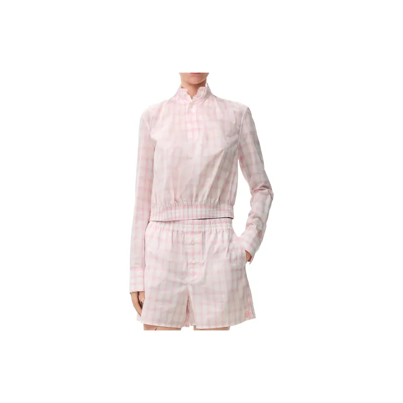LOEWE FW24 Shirt Women's White Pink-2