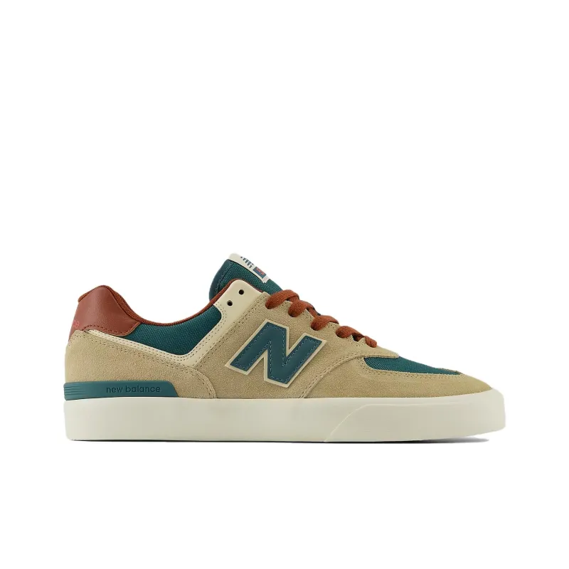 Numeric 574 New Balance Vulc 'Tan Forest Green'-1