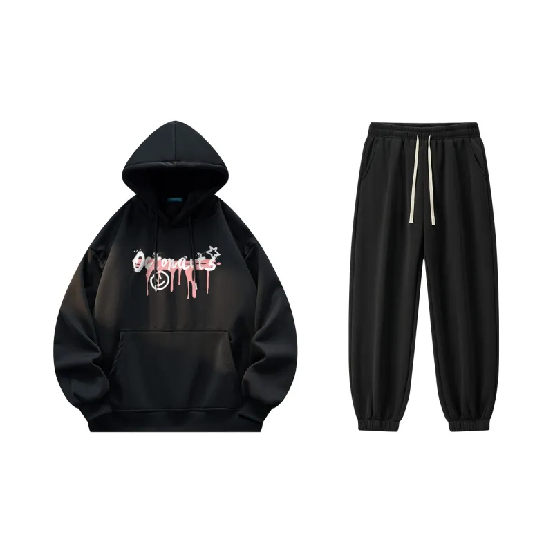 Small Columns Under The Sea Sweatshirt Set Unisex-7