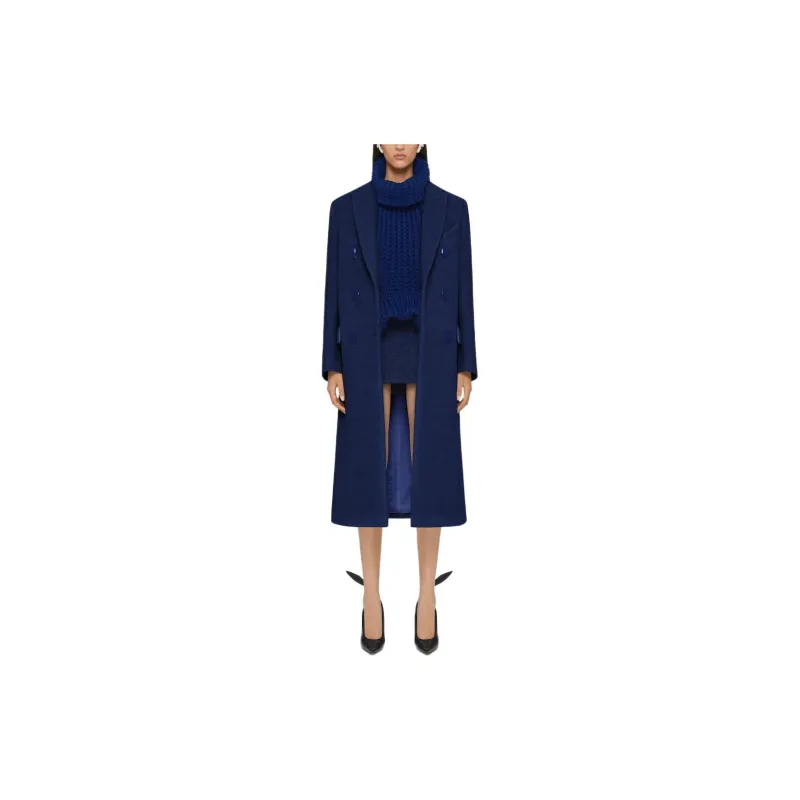 GIVENCHY FW24 Coat Women's Sapphire Blue-1