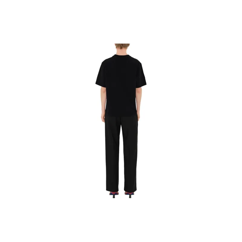 Burberry Drawstring Wool Trousers-3