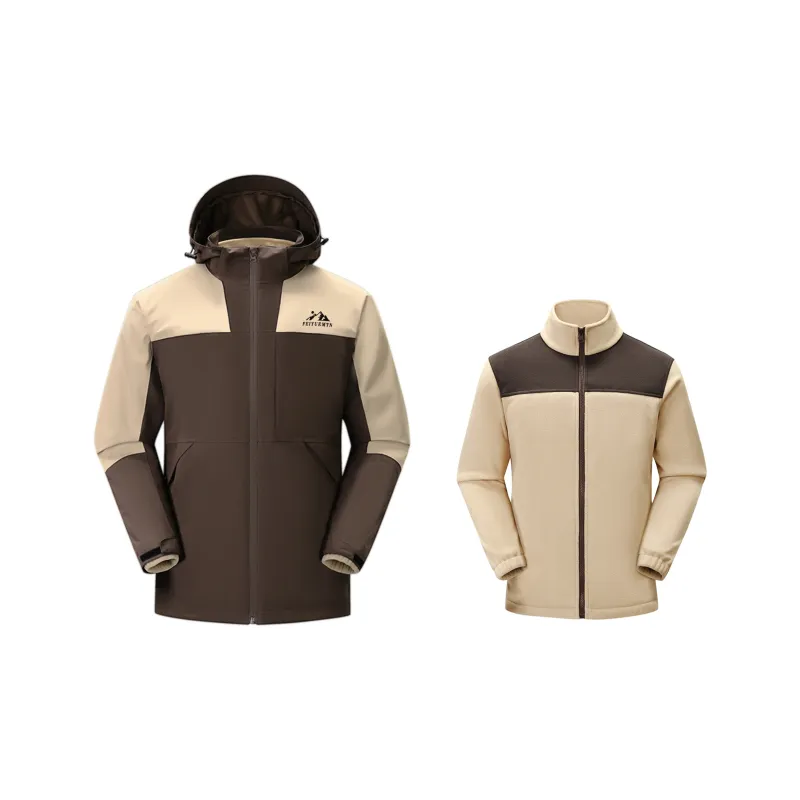 Feiyue Water-Resistant Windproof Warm Water-Repellent Cold-Resistant Windbreaker Jacket Unisex-19