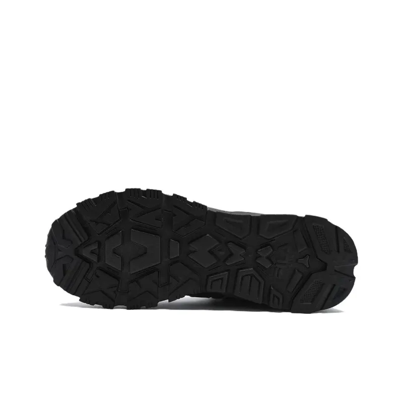 FILA Trek 1S Anti Slip Wear Resistant Mid Top Chunky Sneakers Men's Black-4