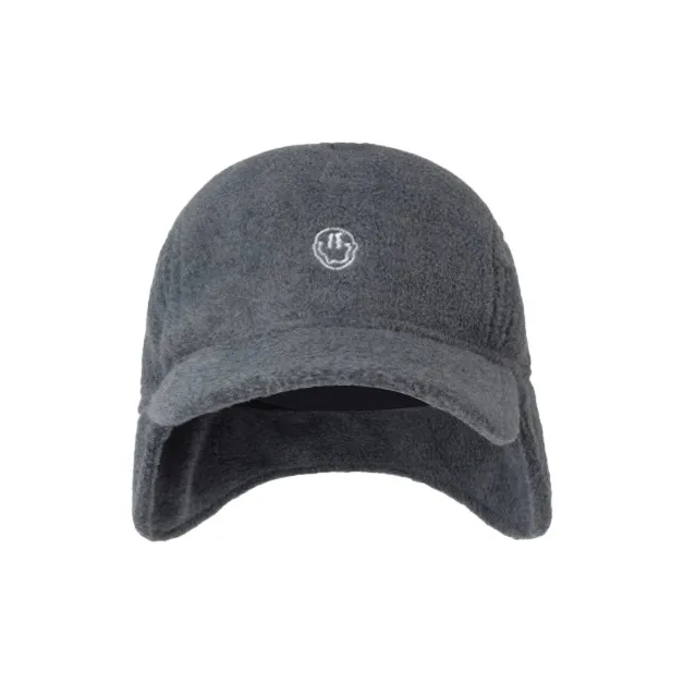 FREE RABBITⅡ Korean Trendy Brand Smiley Face Embroidery Multicolor Trapper Hats Unisex-2