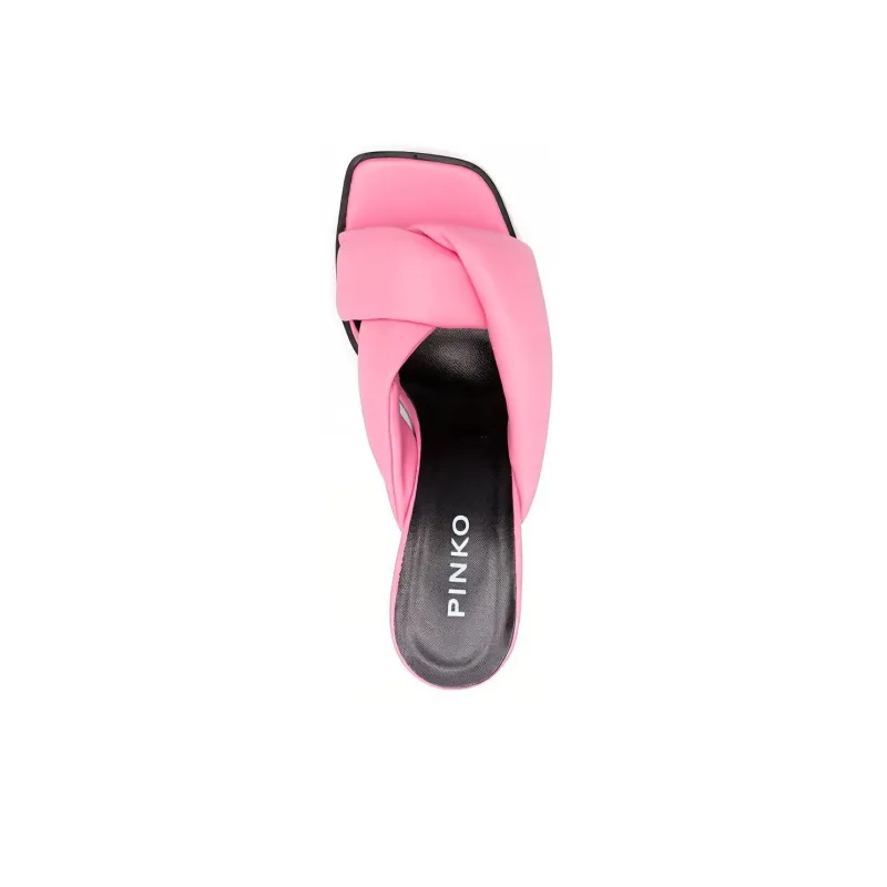 PINKO Slide Slippers Women's Pink-4