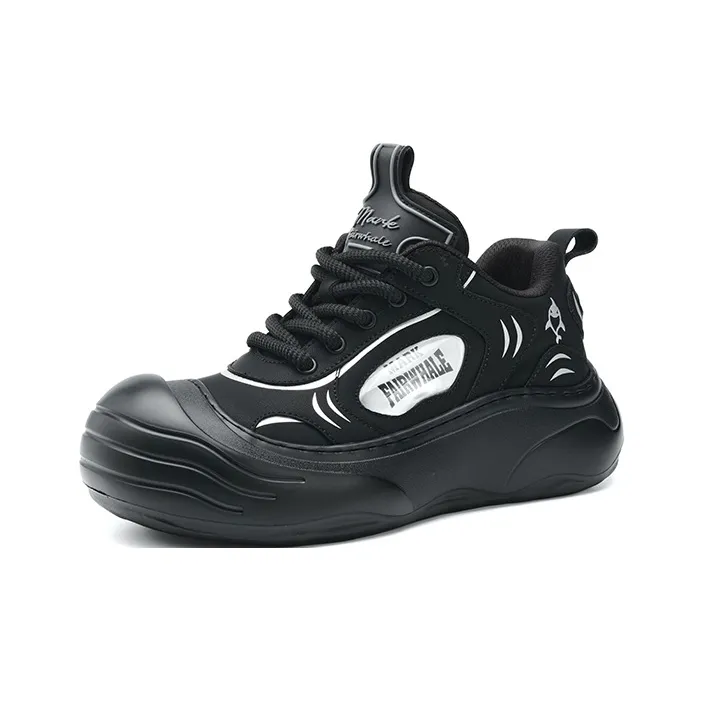 FAIRWHALE MaxFun Series Shark Shoes Anti Slip And Wear Resistant Height Increasing Low Top Skateboard Shoes Unisex-22
