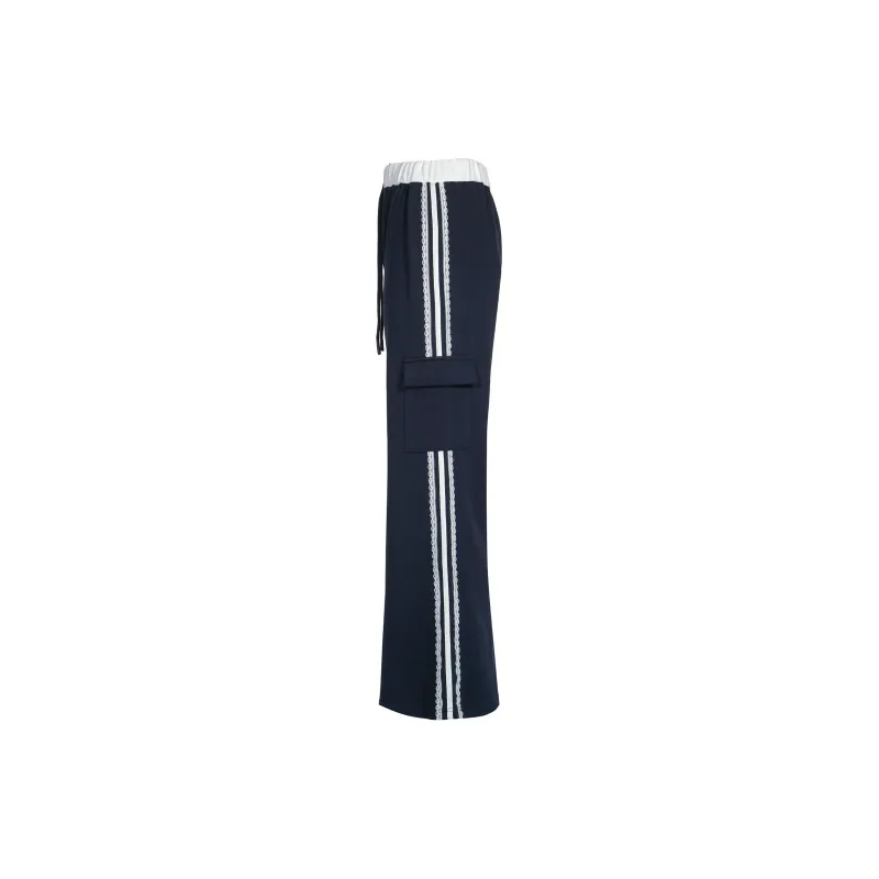 HUFFNPUFF Casual Pants Women's Royal Blue-2