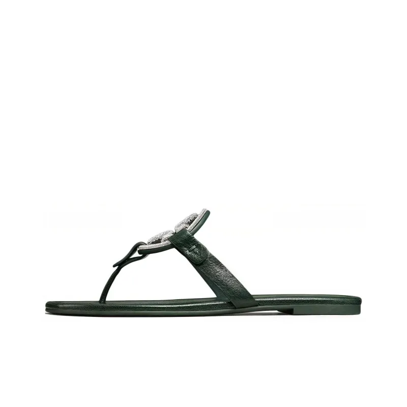 TORY BURCH Miller Pavé Leather Sandals-0
