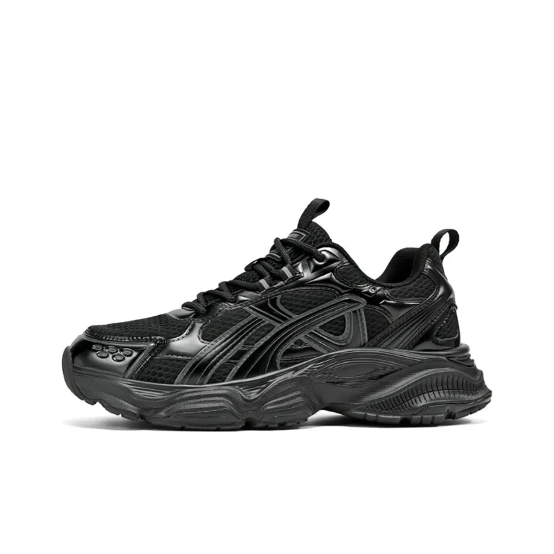 AOKANG Bullet Head Series Cushioned Wear Resistant Lightweight Height Increasing Low Top Chunky Sneakers Unisex-6