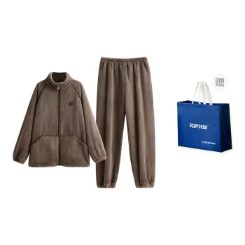 Floating Light Islands Pajama Set Shopping Bag Men's Umber