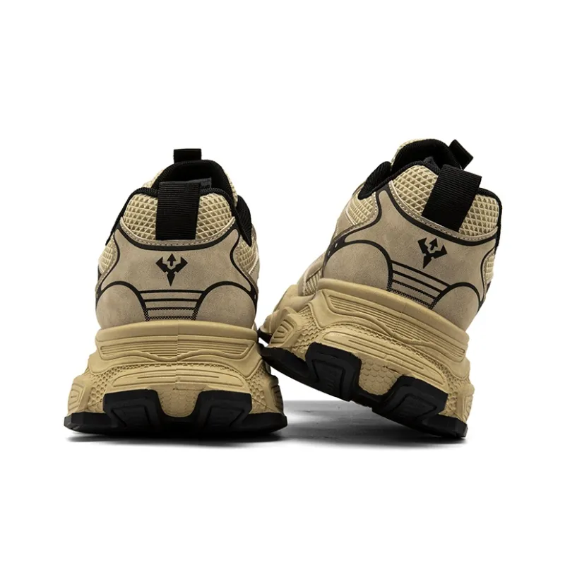 OUWENHEIMANBA Height Increasing Wear-Resistant Breathable Low-Top Chunky Sneakers Men's-10