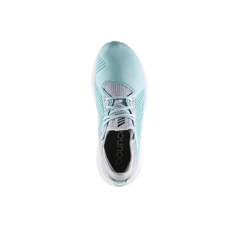 Adidas AlphaBounce Anti-Slip And Wear-Resistant Breathable Low-Top Casual Running Shoes Women's Light Blue Gray-2