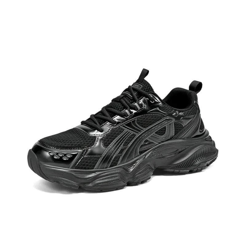 AOKANG Bullet Head Series Cushioned Wear Resistant Lightweight Height Increasing Low Top Chunky Sneakers Unisex-7