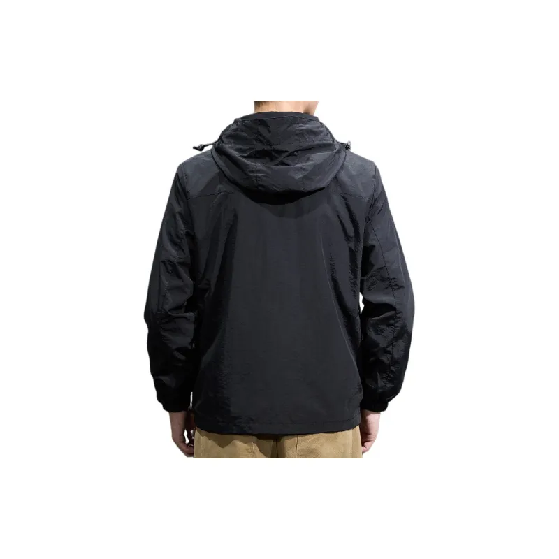 【dme】 Water Resistant Windproof Quick Drying Cold Resistant Windbreaker Jacket Unisex-6