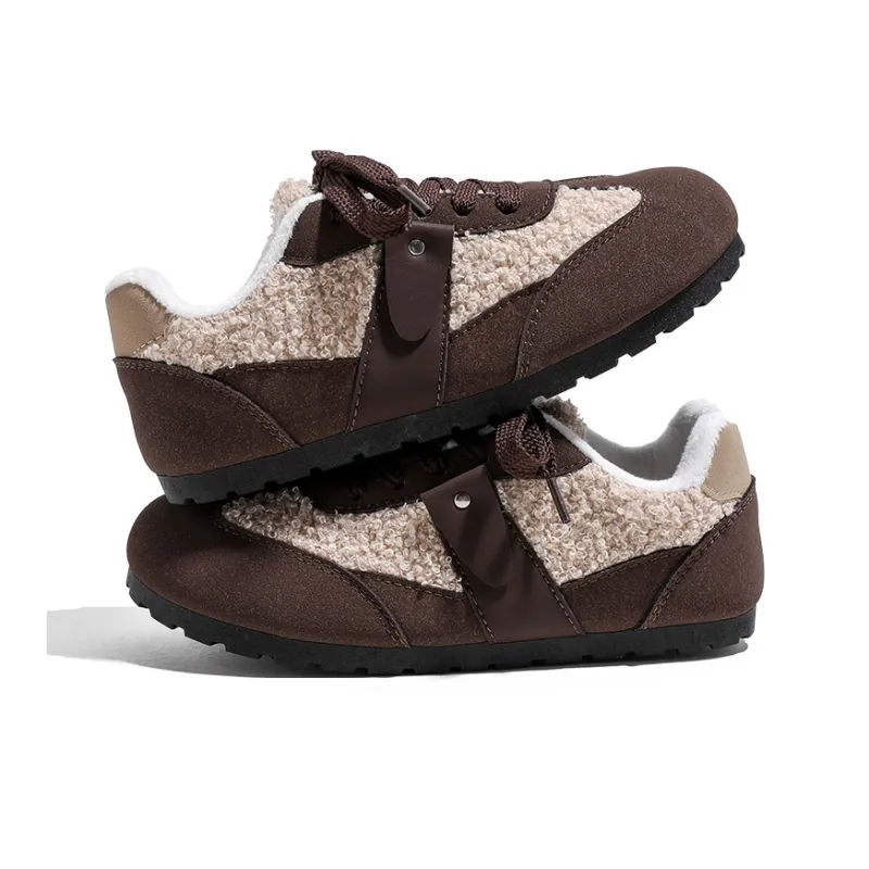 HUANQIU Anti-Slip And Wear-Resistant Warm Low-Top Casual Shoes Women's-8