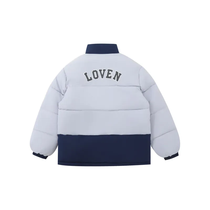 LSVE Puffer Jacket Women's Gray & Blue-2