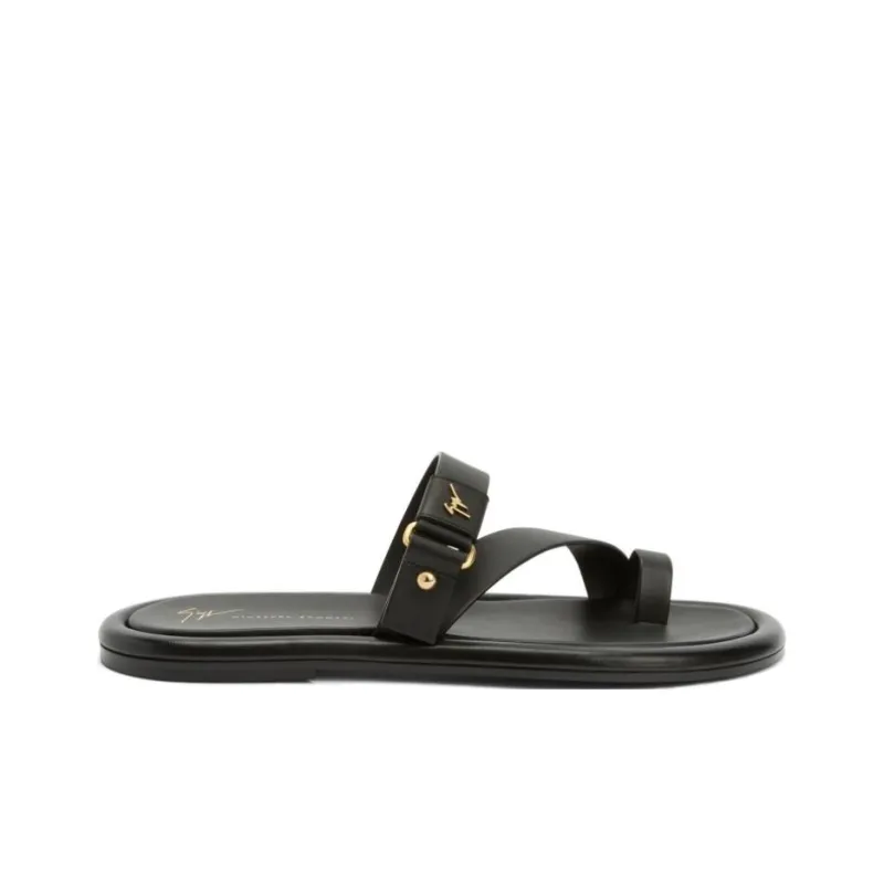 Giuseppe Zanotti Single Toe Leather Slides-1