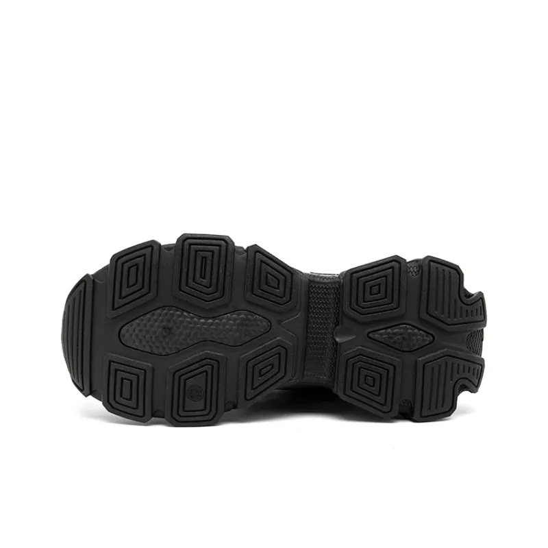 OUWENHEIMANBA Height Increasing Wear-Resistant Breathable Low-Top Chunky Sneakers Men's-4