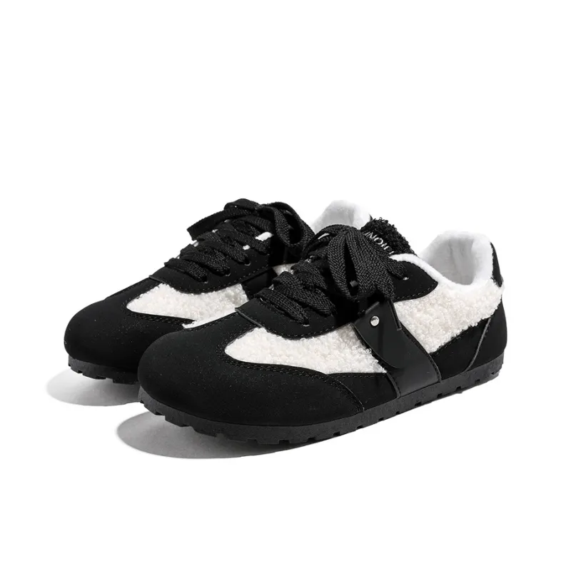 HUANQIU Anti-Slip And Wear-Resistant Warm Low-Top Casual Shoes Women's-1