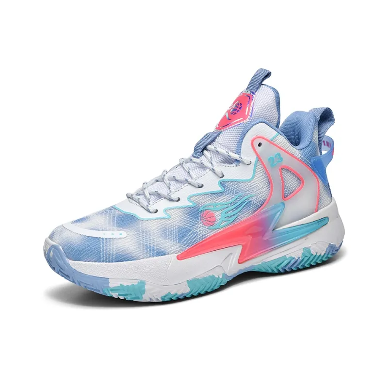 MUSHILANDI Cushioning, Breathable, And Resilient Design Basketball Shoes Unisex White Pink-19