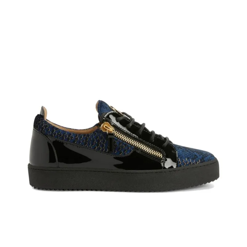 Giuseppe Zanotti Scale print Leather Sneakers-1