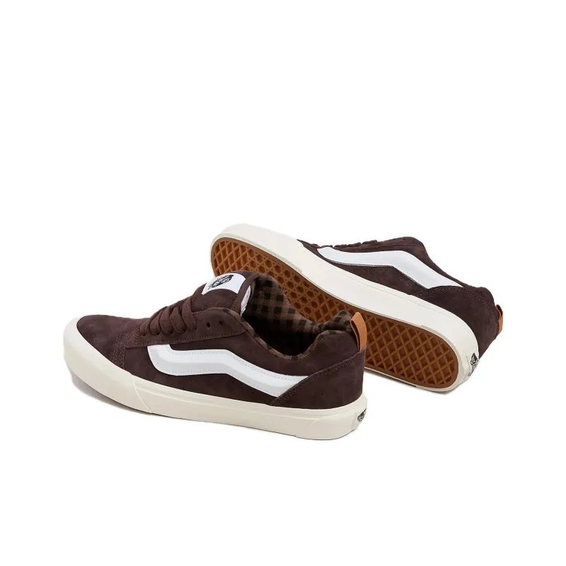 Vans Knu Skool Abrasion Resistant Low Top Skateboard Shoes Women's Brown-3