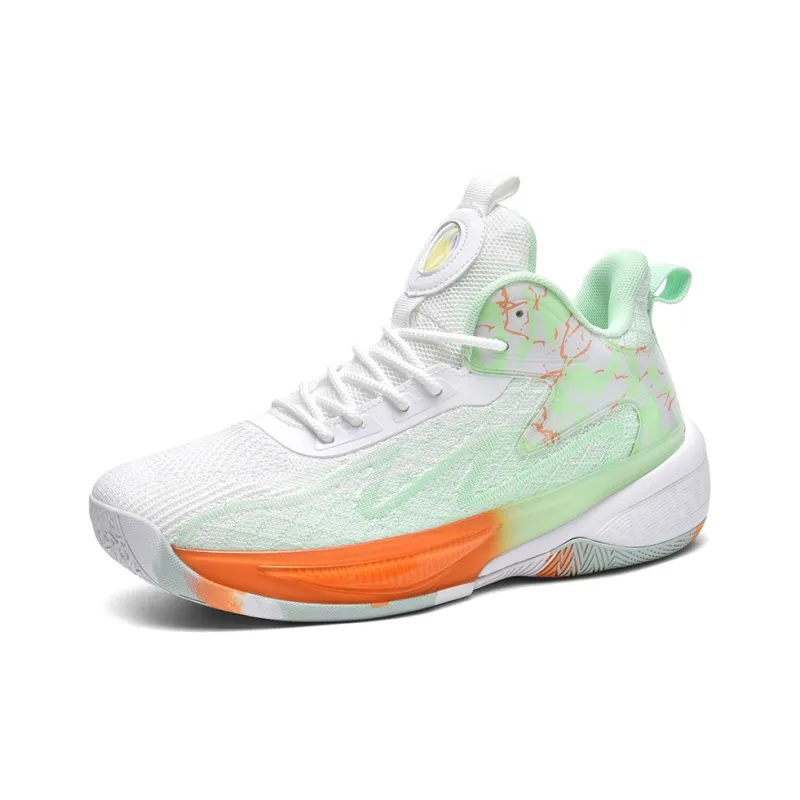 MUSHILANDI Cushioning, Breathable, Lightweight, Rebound Low Top Basketball Shoes Men's Ginkgo Green-1