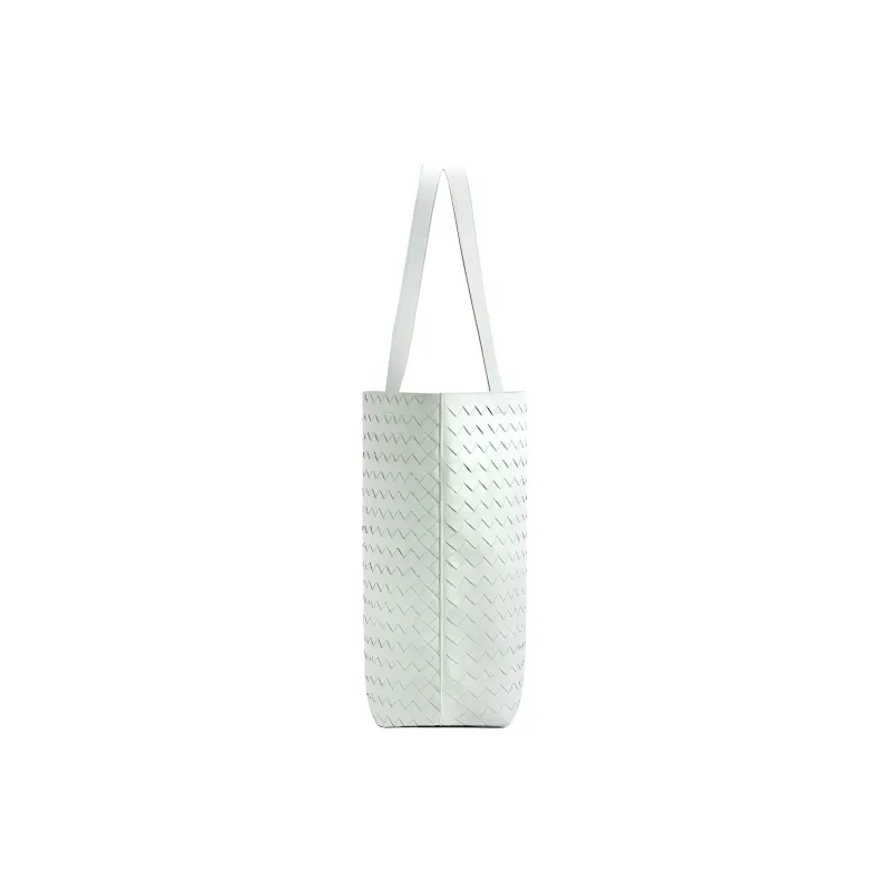 Bottega Veneta Cow Leather Tote Bag Shopping Bag Shoulder Bag Handbag Small Size Men's Glacier Blue-1