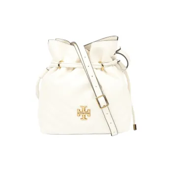 TORY BURCH Kira Sheepskin Lucky Bag, Bucket Bag, Shoulder Bag, Crossbody Bag Mini Women's White