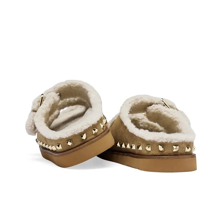 ASH Rubber Sole Slip-Resistant Abrasion-Resistant Slide Slippers For Women's Women's-2